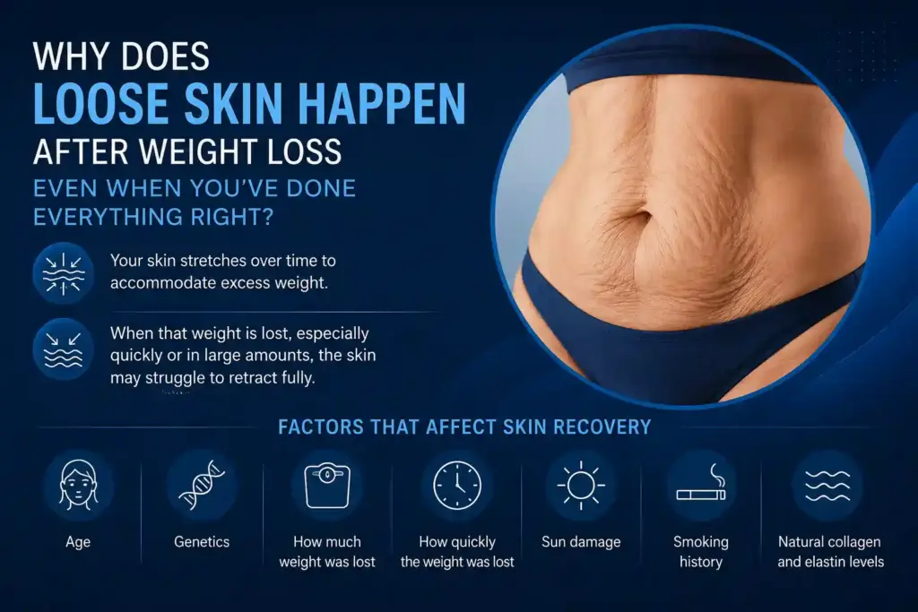 Why Does Loose Skin Happen After Weight Loss Even When You’ve Done Everything Right Walsall?