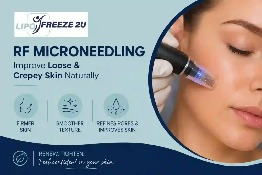 Can RF Microneedling Help Improve Loose and Crepey Skin Walsall?